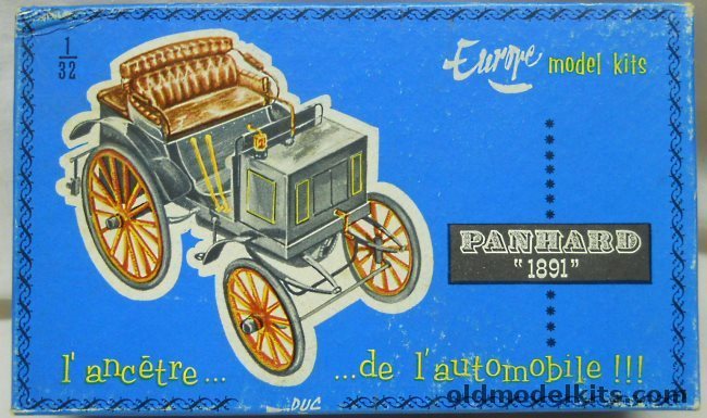 Verneuil 1/32 Panhard 1891 Europe Model Kits plastic model kit